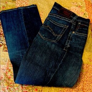 Ariat Men's Dark Blue Bootcut Jeans 30x34 Starched